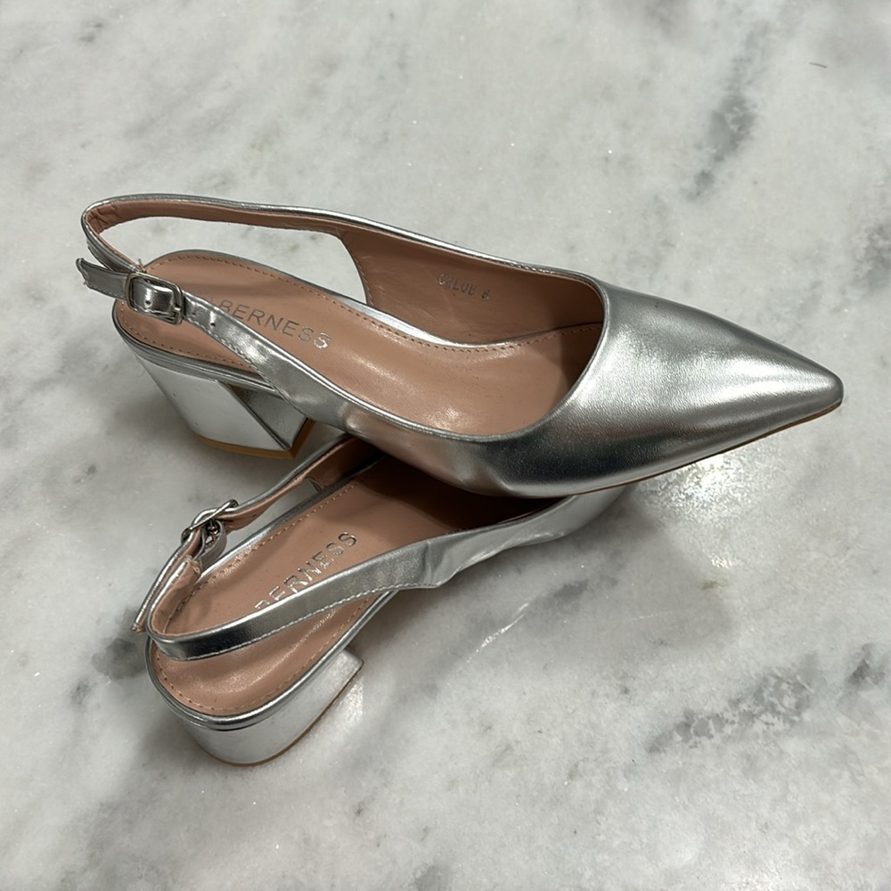 Silver Pumps - image 3